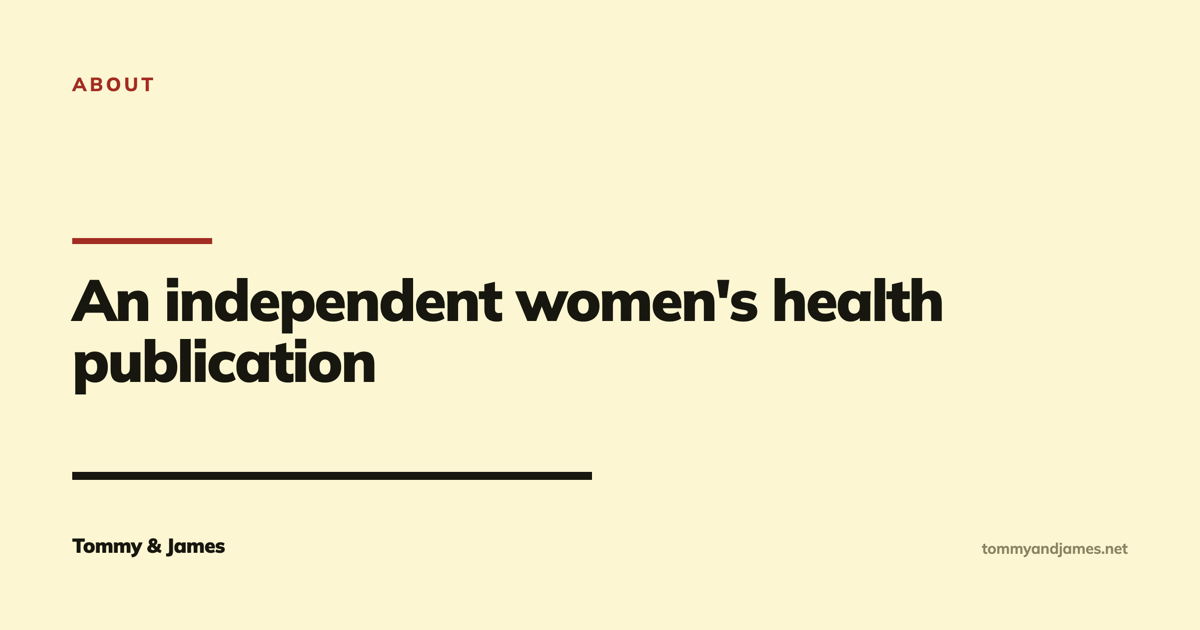 Cover card reading: an independent women's health publication